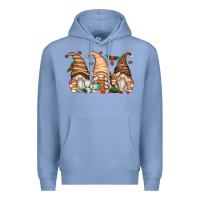 Colony Blue coffee gnomes Premium Hoodie - Zillion Design Studio