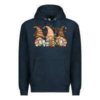 Navy coffee gnomes Premium Hoodie - Zillion Design Studio
