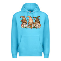 Ocean Blue coffee gnomes Premium Hoodie - Zillion Design Studio