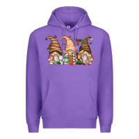 Purple coffee gnomes Premium Hoodie - Zillion Design Studio