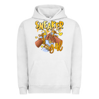 Pigment Lunar Rock yellow sneaker girl afro woman Urban Hoodie - RanaPortraitStore