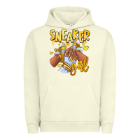 Pigment Pistachio yellow sneaker girl afro woman Urban Hoodie - RanaPortraitStore