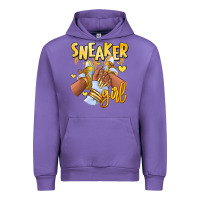 Tulip yellow sneaker girl afro woman Urban Hoodie - RanaPortraitStore