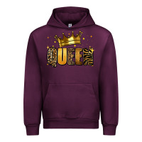 Mauve Wine queen glitter Urban Hoodie - RanaPortraitStore