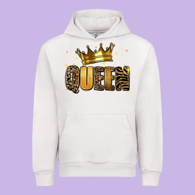 Queen Glitter Urban Hoodie Designed By Ranaportraitstore