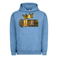 Pigment Pebble Blue queen glitter Urban Hoodie - RanaPortraitStore