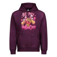 Mauve Wine be my valentine light skinned girl sneakers Urban Hoodie - RanaPortraitStore