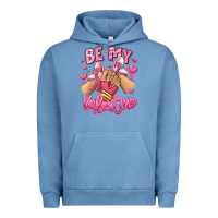 Pigment Pebble Blue be my valentine light skinned girl sneakers Urban Hoodie - RanaPortraitStore