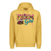 Antique Gold farm girl Premium Hoodie - texasbilliewilder