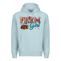 Blue Mist farm girl Premium Hoodie - texasbilliewilder