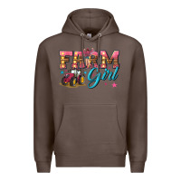 Coffee farm girl Premium Hoodie - texasbilliewilder