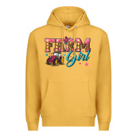 Mustard farm girl Premium Hoodie - texasbilliewilder