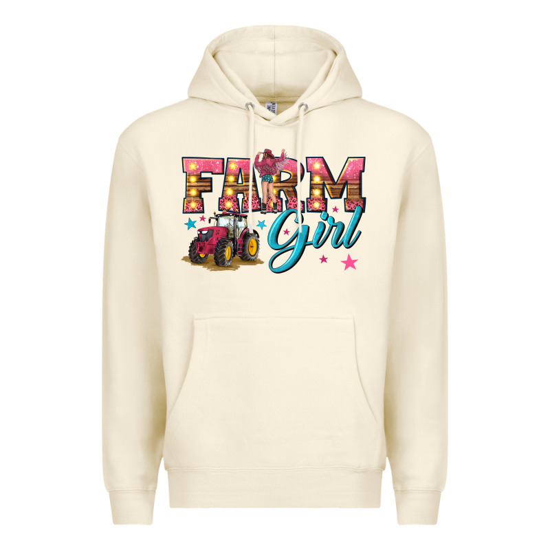 Farm Girl Premium Hoodie by texasbilliewilder | Teevron