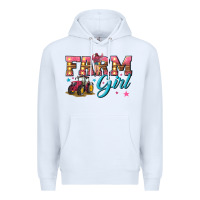 White farm girl Premium Hoodie - texasbilliewilder