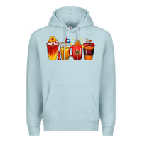 Blue Mist firefighter coffee cups Premium Hoodie - texasbilliewilder