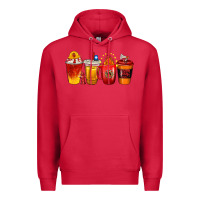 Cardinal firefighter coffee cups Premium Hoodie - texasbilliewilder