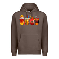 Coffee firefighter coffee cups Premium Hoodie - texasbilliewilder