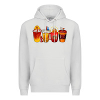 Dove Grey firefighter coffee cups Premium Hoodie - texasbilliewilder