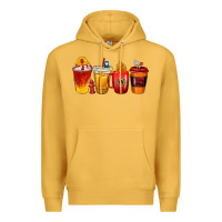 Mustard firefighter coffee cups Premium Hoodie - texasbilliewilder