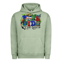 Pigment Oil Green pura vida costa rica rana Urban Hoodie - RanaPortraitStore