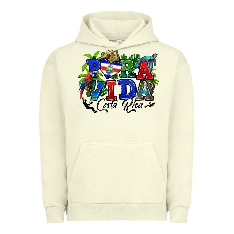 Pura Vida Costa Rica Rana Urban Hoodie by RanaPortraitStore | Teevron