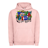 Pigment Salmon pura vida costa rica rana Urban Hoodie - RanaPortraitStore