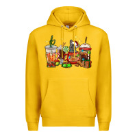 Lemon Christmas coffee cups with French Bulldog Premium Hoodie - RanaPortraitStore