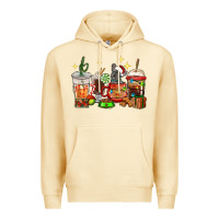 Pina Colada Christmas coffee cups with French Bulldog Premium Hoodie - RanaPortraitStore