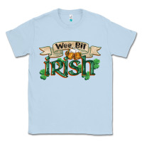 Dusty Blue wee bit irish st patrick's day Classic Tee - FaDigitalArtStudio