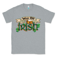 Heather Grey wee bit irish st patrick's day Classic Tee - FaDigitalArtStudio