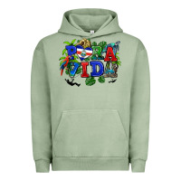 Pigment Oil Green pura vida costa rica Urban Hoodie - RanaPortraitStore