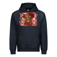 Navy be mine cow Urban Hoodie - RanaPortraitStore