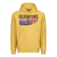 Antique Gold glamping girl Premium Hoodie - texasbilliewilder
