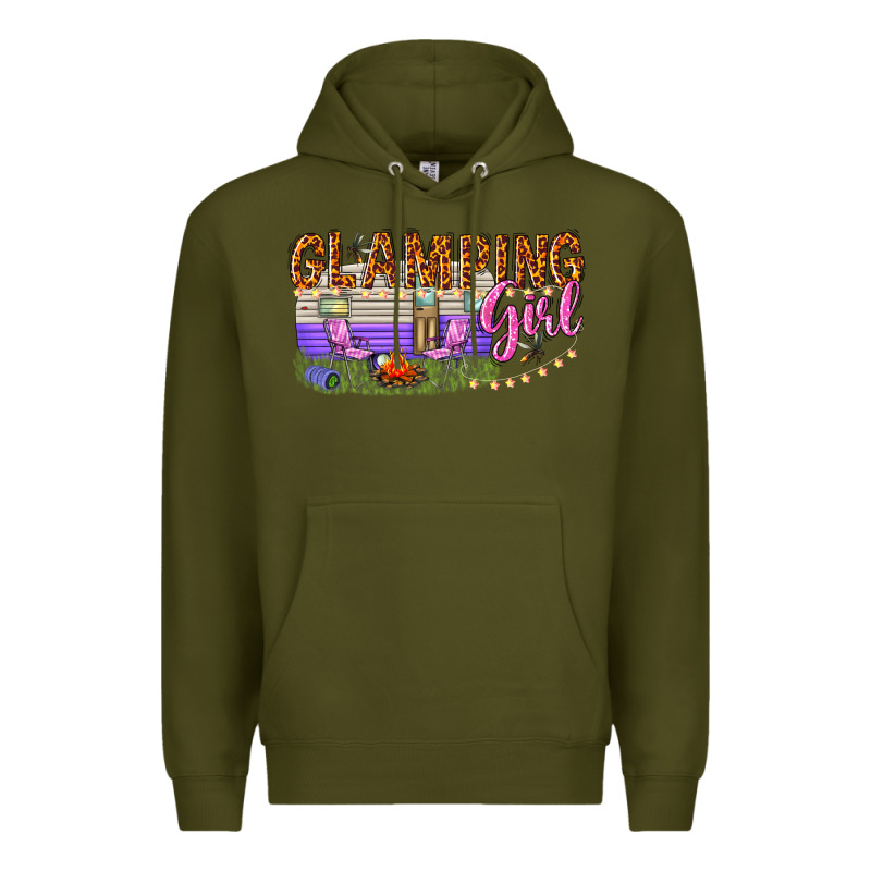 Glamping Girl Premium Hoodie by texasbilliewilder | Teevron