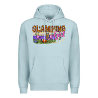 Blue Mist glamping girl Premium Hoodie - texasbilliewilder