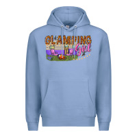 Colony Blue glamping girl Premium Hoodie - texasbilliewilder