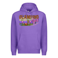 Purple glamping girl Premium Hoodie - texasbilliewilder