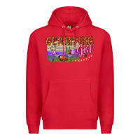 Red glamping girl Premium Hoodie - texasbilliewilder