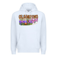 White glamping girl Premium Hoodie - texasbilliewilder