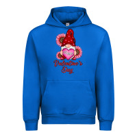 Cobalt happy valentines day gnomes with sunflower Urban Hoodie - RanaPortraitStore