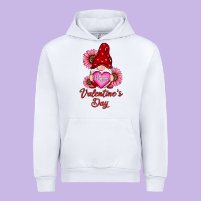 Happy Valentines Day Gnomes With Sunflower Urban Hoodie Designed By Ranaportraitstore