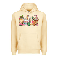Pina Colada pink gingerbread coffee cups Premium Hoodie - Zillion Design Studio