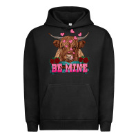 Pigment Black be mine cow Urban Hoodie - RanaPortraitStore