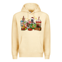 Pina Colada Christmas coffee cups with Pitbull Premium Hoodie - RanaPortraitStore