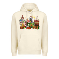Sandshell Christmas coffee cups with Pitbull Premium Hoodie - RanaPortraitStore