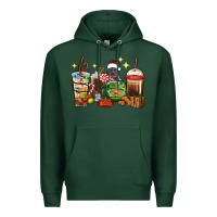 Sports Green Christmas coffee cups with Pitbull Premium Hoodie - RanaPortraitStore
