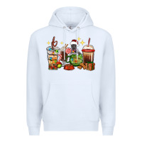 White Christmas coffee cups with Pitbull Premium Hoodie - RanaPortraitStore