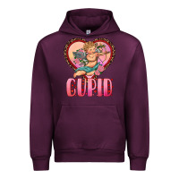 Mauve Wine cupid heart Urban Hoodie - RanaPortraitStore