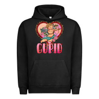 Pigment Black cupid heart Urban Hoodie - RanaPortraitStore