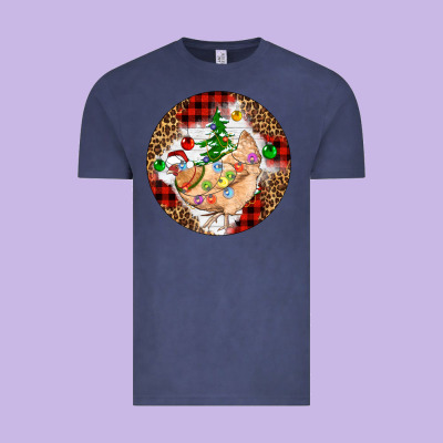 Christmas Chicken Vintage Tee Designed By Artiststas